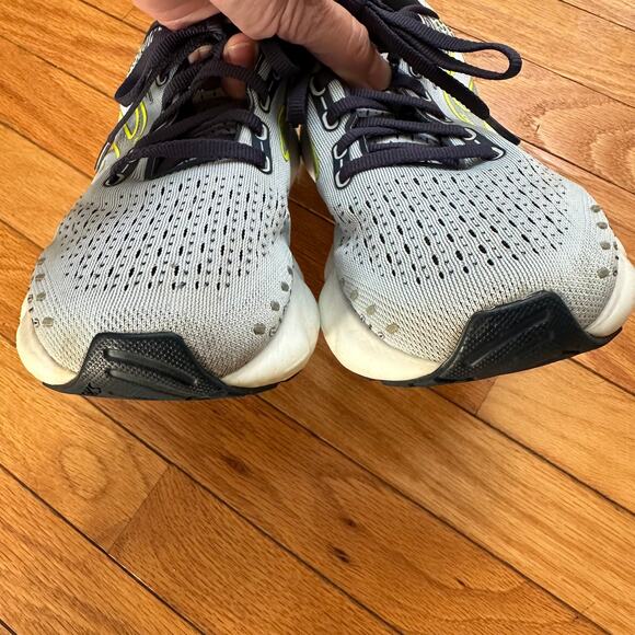 Brooks Glycerin 20 Light Blue/Peacoat/Nightlife Mesh Running Sneakers Size 9 - Picture 7 of 13